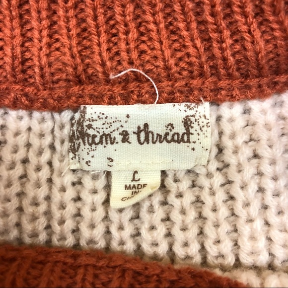 Hem & Thread Color block Crewneck sweater - Picture 9 of 13